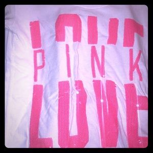 VS pink shirt